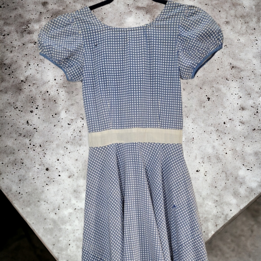 Handmade Vintage 1950's Circle Skirt Dress - Picture 4 of 11